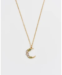 Fable England Nightshade Moon Gold Necklace