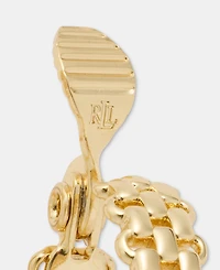 Lauren Ralph Small Rolo Chain Clip-On Hoop Earrings, 1.05"
