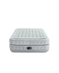 Intex 64489ED Dura Beam Supreme Air Flow Air Mattress with Built In Pump, Queen