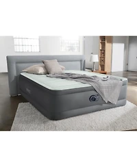 Intex PremAire I Fiber-Tech Elevated Air Mattress Bed with Built-In Pump