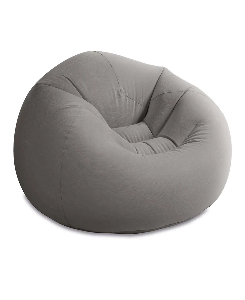 Intex Inflatable Contoured Corduroy Beanless Bag Lounge Chair