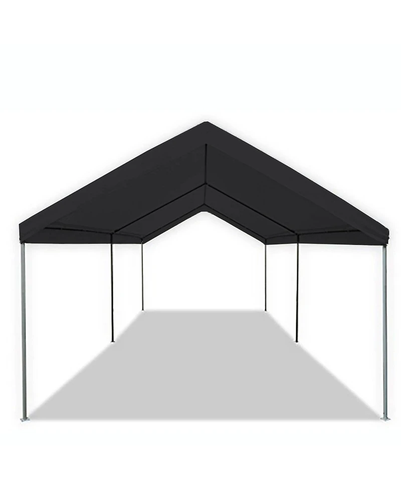 Caravan Canopy Domain 10 x 20 Foot Instant Canopy Tent Set, Black (2 Pack)