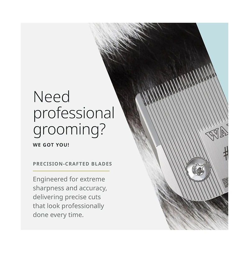 Wahl Pro Animal Prime Series Blades Professional Fine-Tooth Pet Clipper for Horse, Cat and Dog Grooming