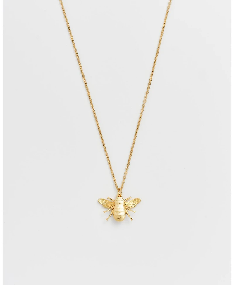 Fable England Honey Bee Enamel Necklace