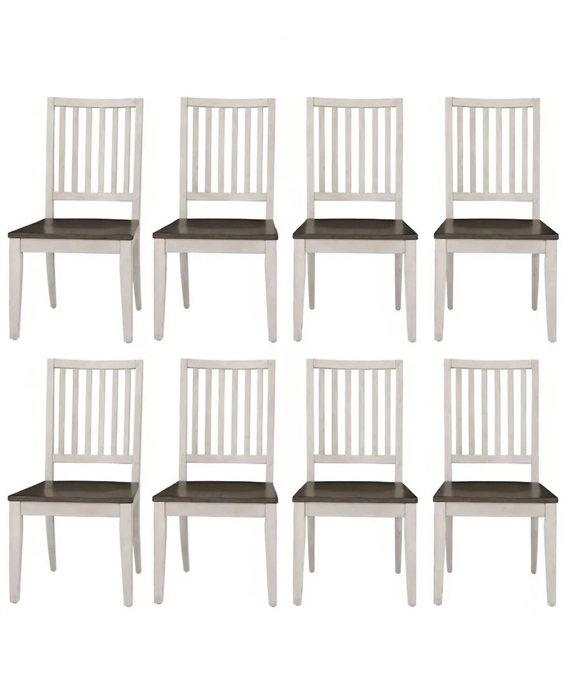 Dawnwood 8-Piece Wood Dining Side Chair Set