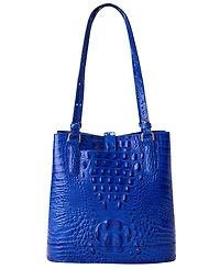 Brahmin Fiora Melbourne Medium Leather Bucket Handbag
