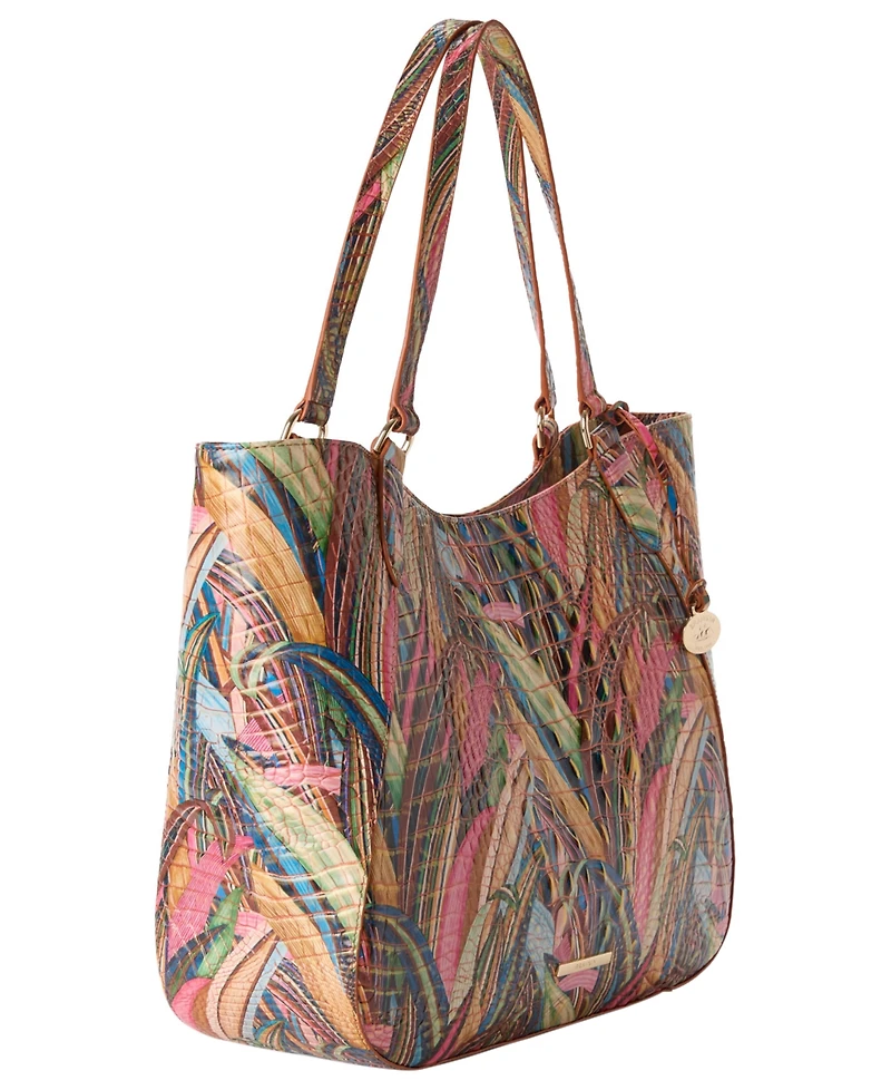 Brahmin Aliza Melbourne Large Leather Tote Handbag