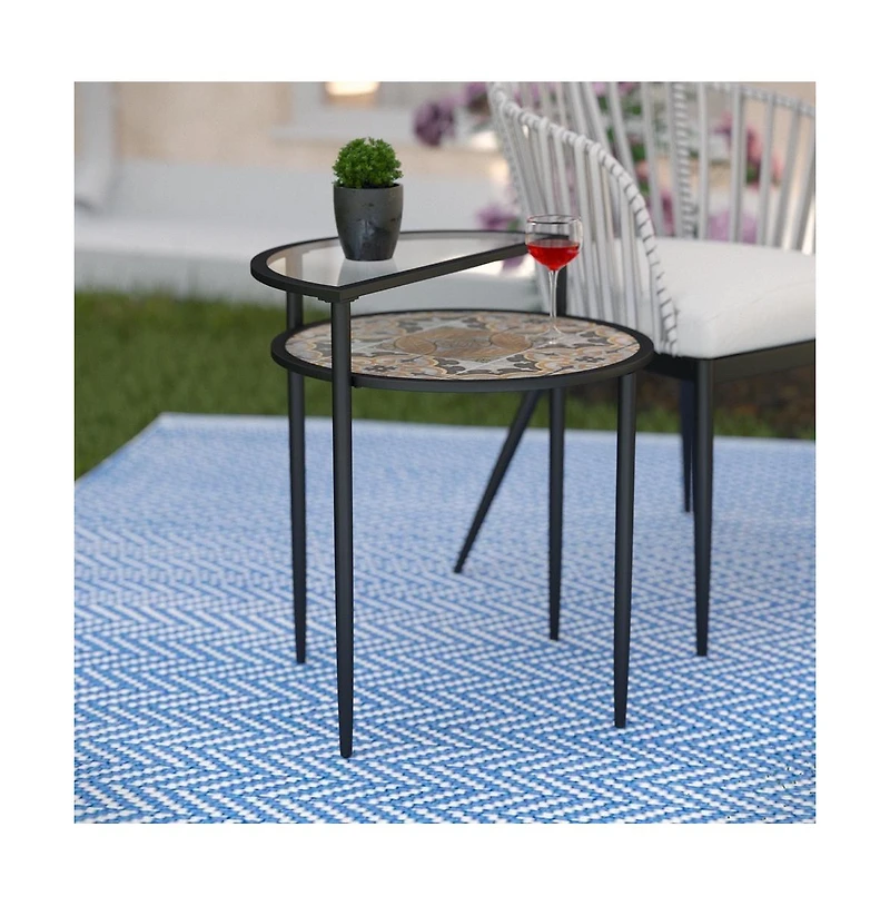 Augusta Home Lorengo Outdoor Accent Table