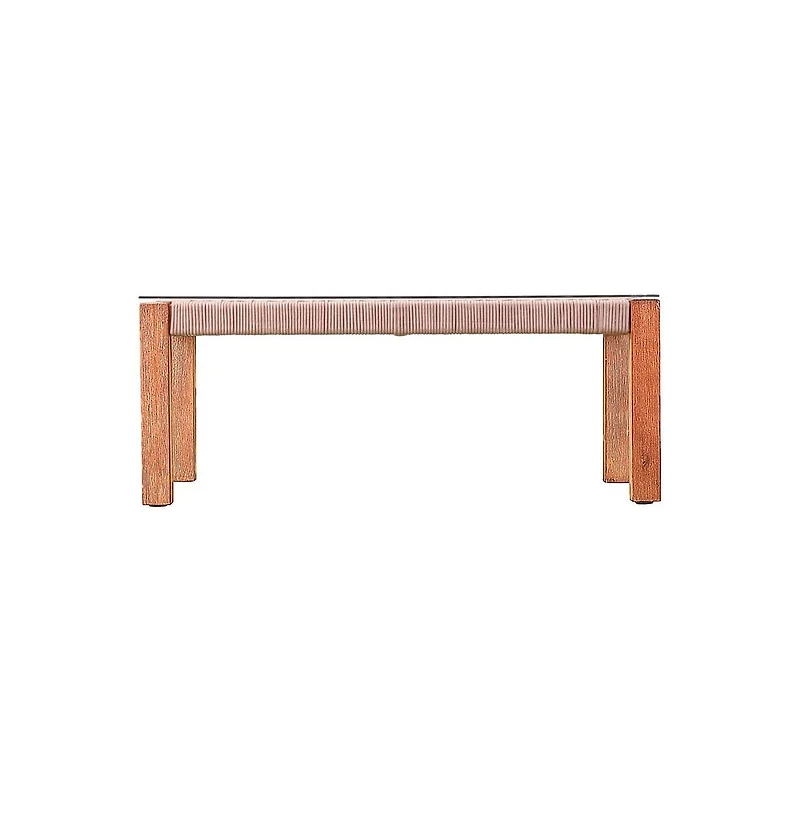 Augusta Home Brendina Outdoor Glass-Top Cocktail Table