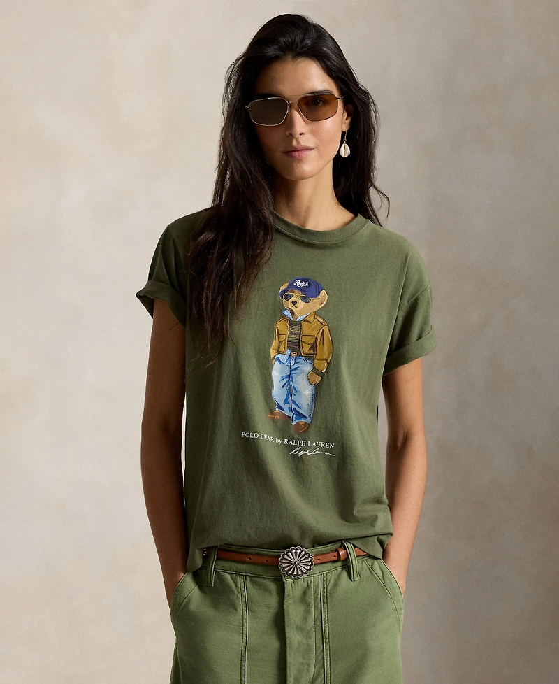 Polo Ralph Lauren Women's Vintage Cotton Jersey Crewneck T-Shirt