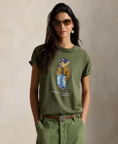 Polo Ralph Lauren Women's Vintage Cotton Jersey Crewneck T-Shirt