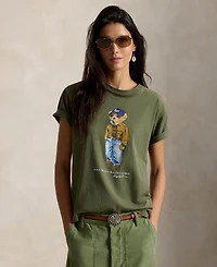 Polo Ralph Lauren Women's Vintage Cotton Jersey Crewneck T-Shirt