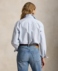 Polo Ralph Lauren Women's Point Collared Relaxed Fit Shirt