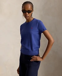 Polo Ralph Lauren Women's Short-Sleeve Crewneck Sweater