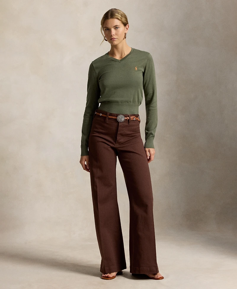Polo Ralph Lauren Women's V-Neck Pull-On Sweater