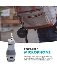 Movo DOM2-usb Mini Omnidirectional Usb Computer Microphone for Pc and Mac