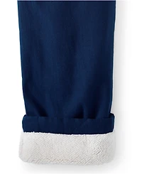 Lands' End Big & Tall High Pile Fleece Lined Flannel Pajama Pant