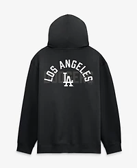Fanatics Men's Los Angeles Dodgers Black Out Fleece Hoodie