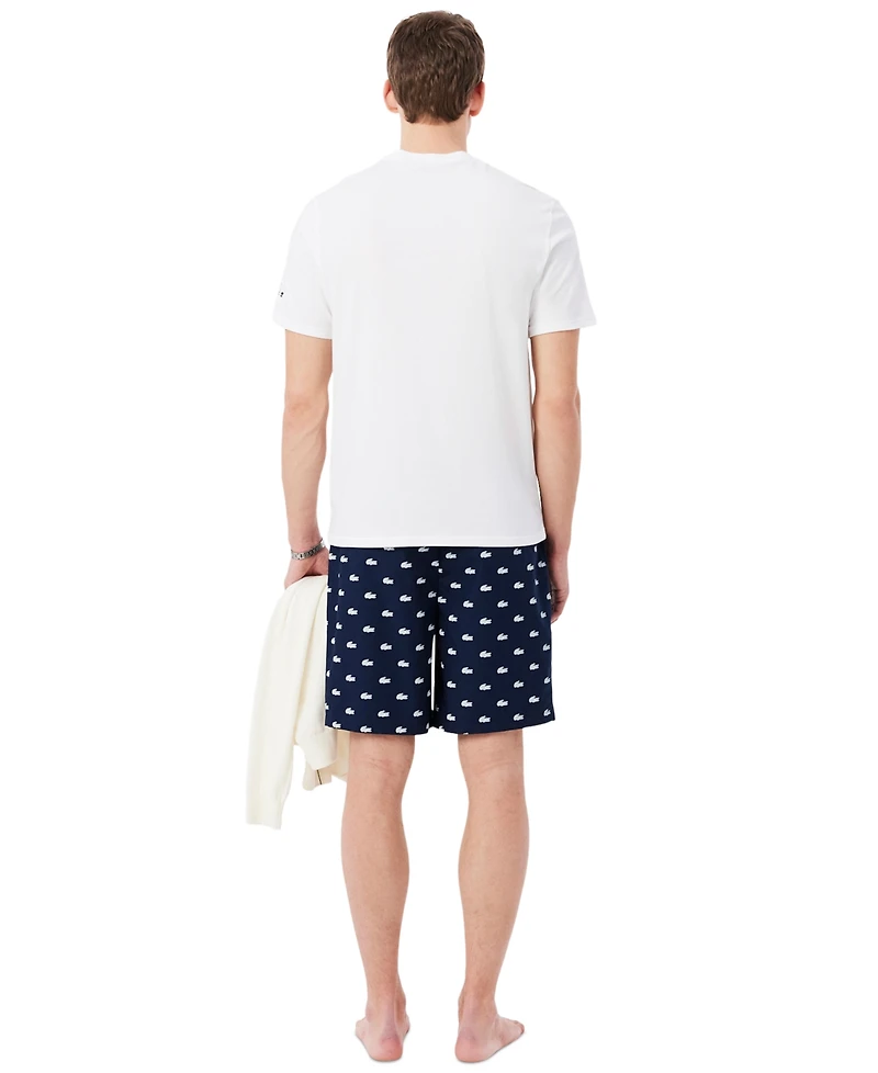 Lacoste Men's Short-Sleeve T-Shirt and Shorts, 2-Piece Set