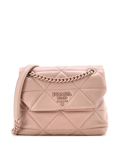 Pre-Owned Prada Small Spectrum Flap Bag Quilted Nappa Leather