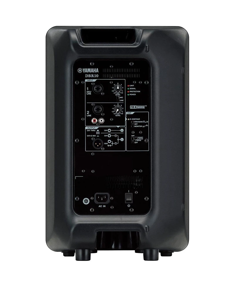 Yamaha DBR10 10inch 2-Way Bass-Reflex Bi-Amplified Powered Loudspeaker, 55Hz