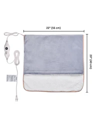 Yescom 2 Packs Electric Heated Foot Warmer Unisex Winter Foot Heating Pad Auto Shut Off