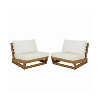 Augusta Home Set Of 2 Duncan Lounge Chair