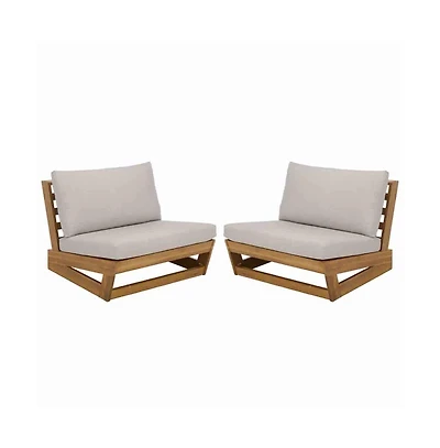 Augusta Home Set Of 2 Duncan Lounge Chair