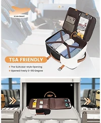 Lovevook Travel Backpack for Women, Tsa Carry On Flight Approved Luggage, 40L Water Resistant Personal Item Daypack Large Weekender Bag