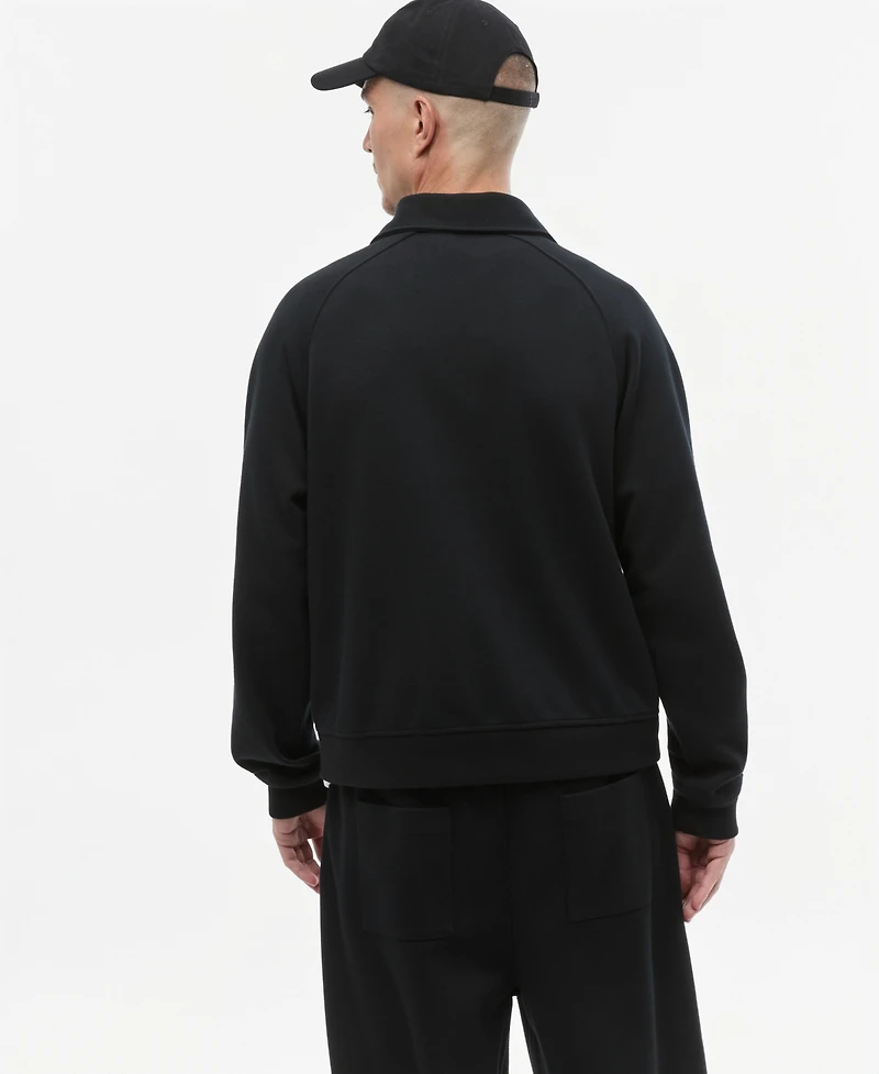 Mode of One Men's Relaxed-Fit Sweatshirt-Knit Jacket, Macy's Exclusive