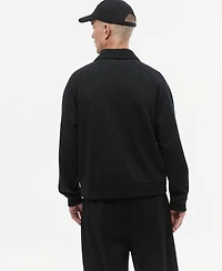 Mode of One Men's Relaxed-Fit Sweatshirt-Knit Jacket, Macy's Exclusive