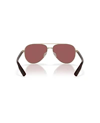 Costa Del Mar Unisex Peli Polarized Pilot Sunglasses, 6S4002
