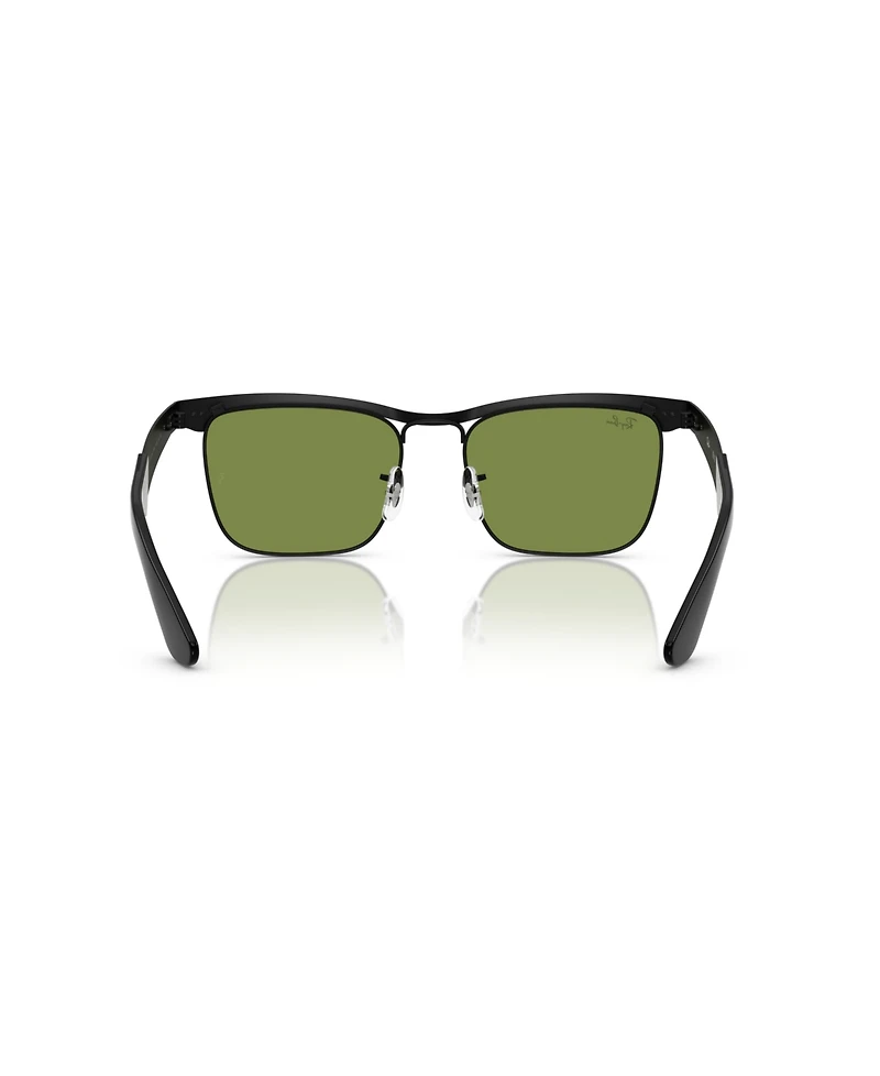 Ray-Ban Unisex Wayfarer Deluxe Square Sunglasses, RB3875