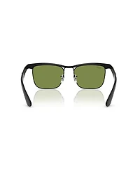 Ray-Ban Unisex Wayfarer Deluxe Square Sunglasses, RB3875