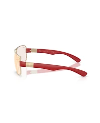 Ray-Ban Unisex Scuderia Ferrari Collection Square Sunglasses, RB3763M
