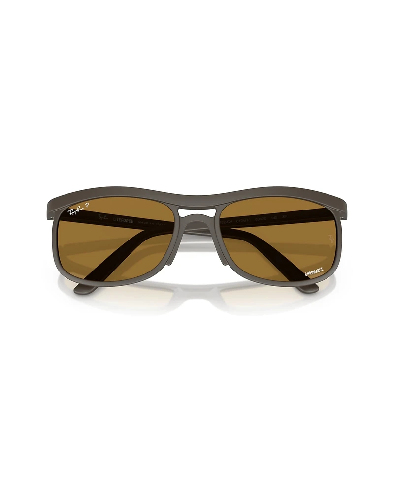 Ray-Ban Unisex Polarized Lenses Lite Force Square Sunglasses