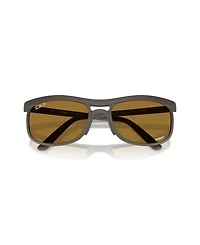 Ray-Ban Unisex Polarized Lenses Lite Force Square Sunglasses