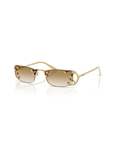 Prada Women's Rectangle Sunglasses, Pr C57S