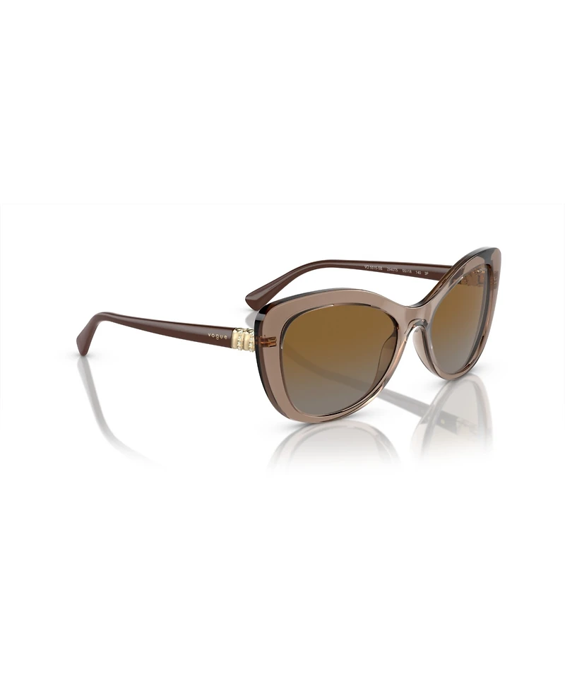 Vogue Eyewear Women's Polarized Butterfly Sunglasses, VO5515SB