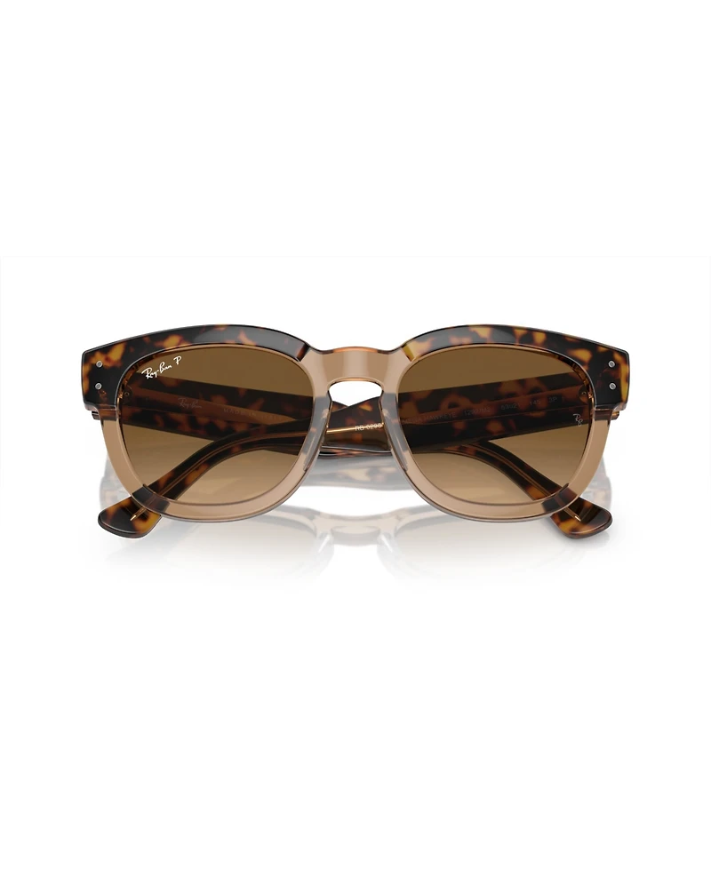 Ray-Ban Unisex Polarized Mega Hawkeye Square Sunglasses, RB0298SF