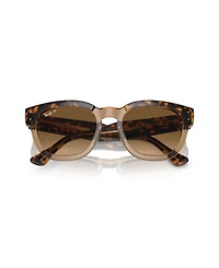 Ray-Ban Unisex Polarized Mega Hawkeye Square Sunglasses, RB0298SF