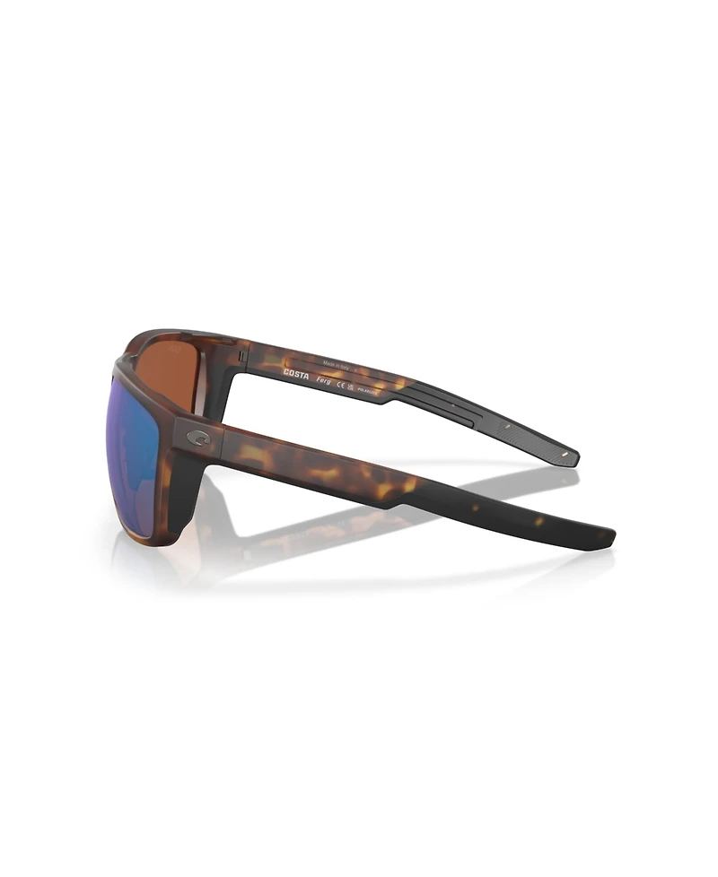 Costa Del Mar Men's Polarized Square Sunglasses, Ferg 6S9002