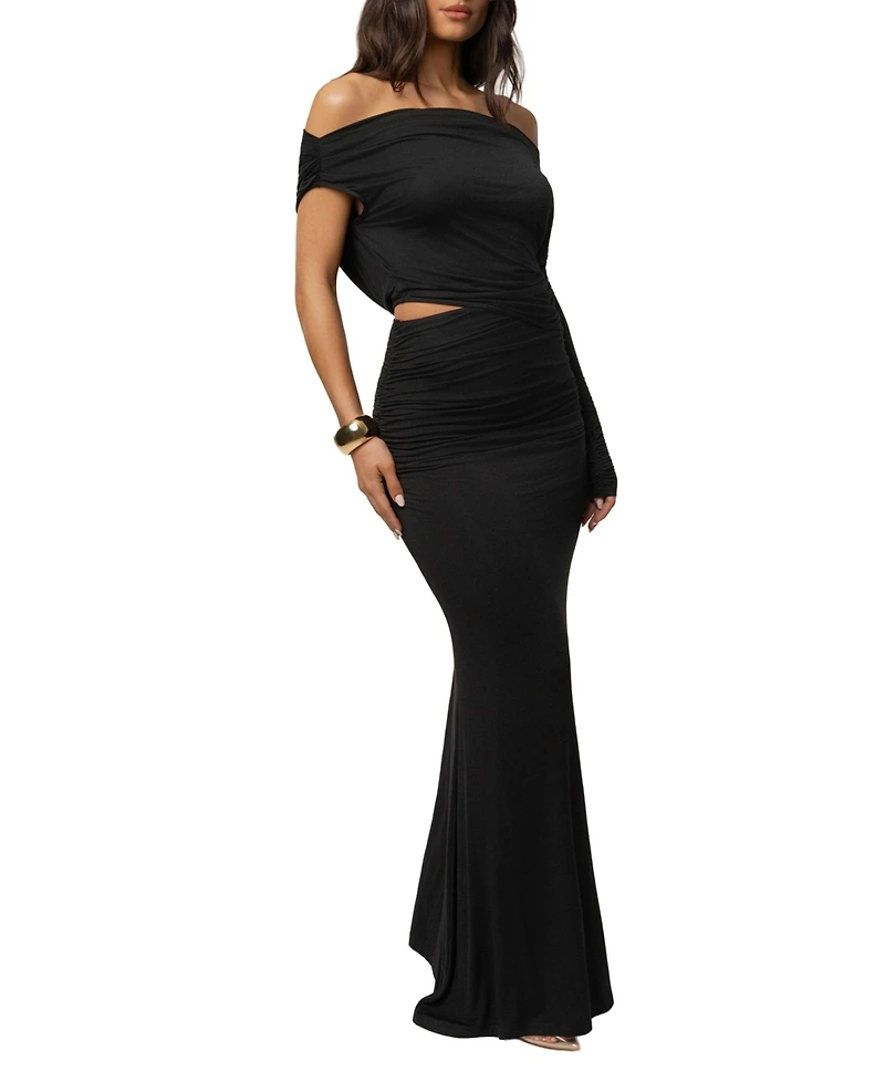 Jluxlabel Women's Premiere Cutout Maxi Dress