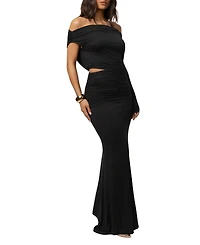 Jluxlabel Women's Premiere Cutout Maxi Dress