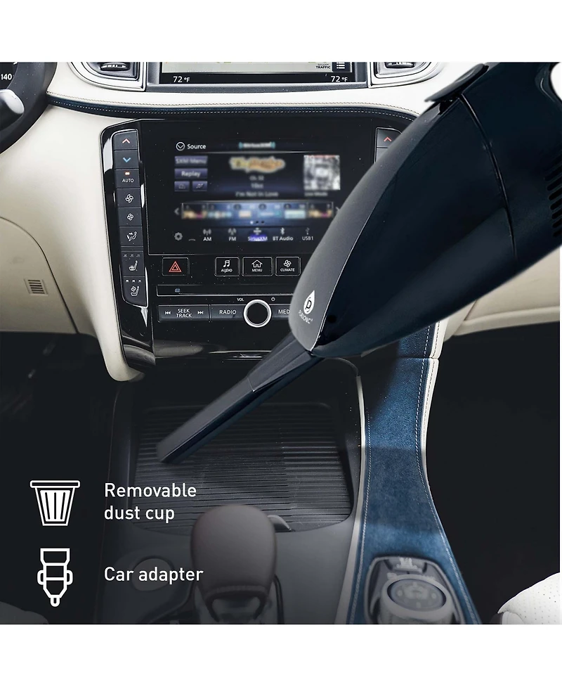 Pursonic Dual-Purpose Car and Handheld Vacuum Bundle – Usb Rechargeable Cordless and Car Vacuum Cleaner Set