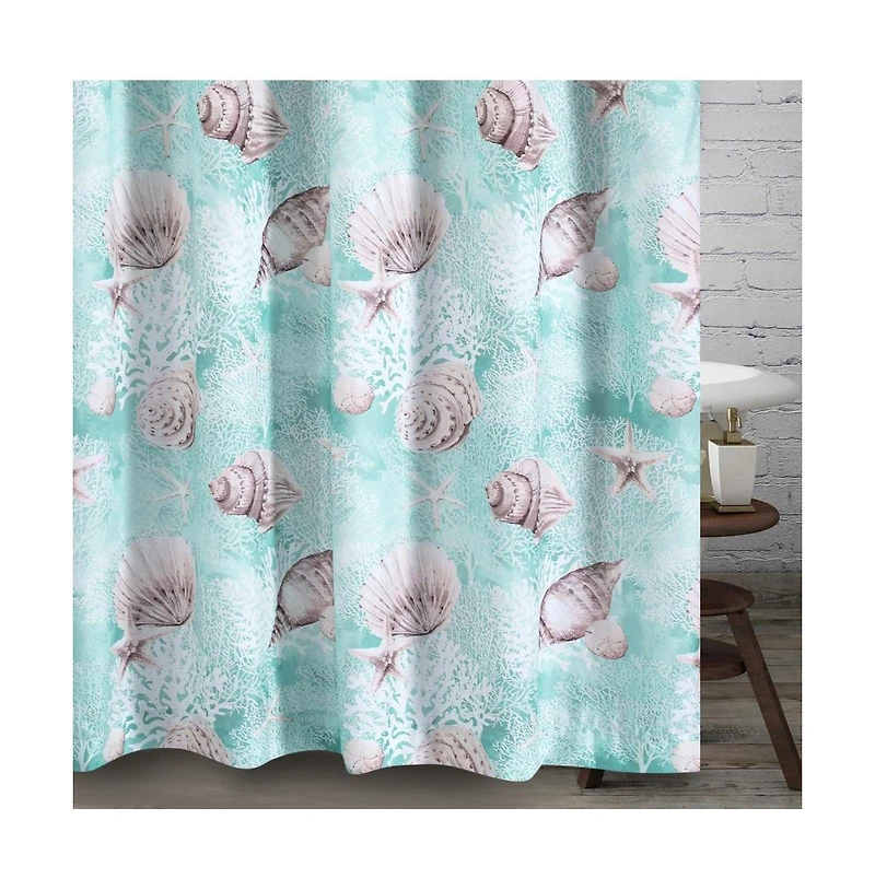 Barefoot Bungalow Bath Shower Curtain Ocean