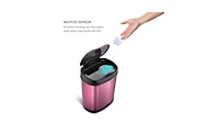 Ninestars Oval Motion Sensor Trash Can 3.2 Gallon