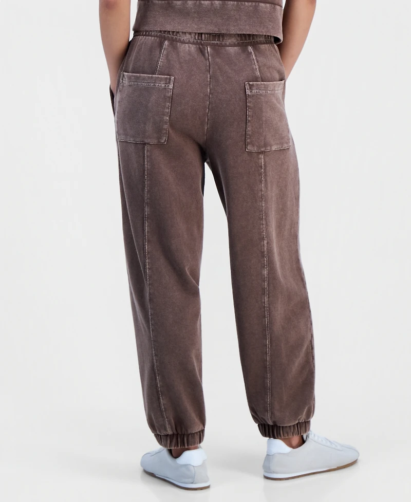 And Now This Petite French Terry Balloon-Leg Pants, Macy's Exclusive