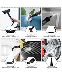 Costway Multifunction Portable Steamer Household Steam Cleaner 1050W with Attachments