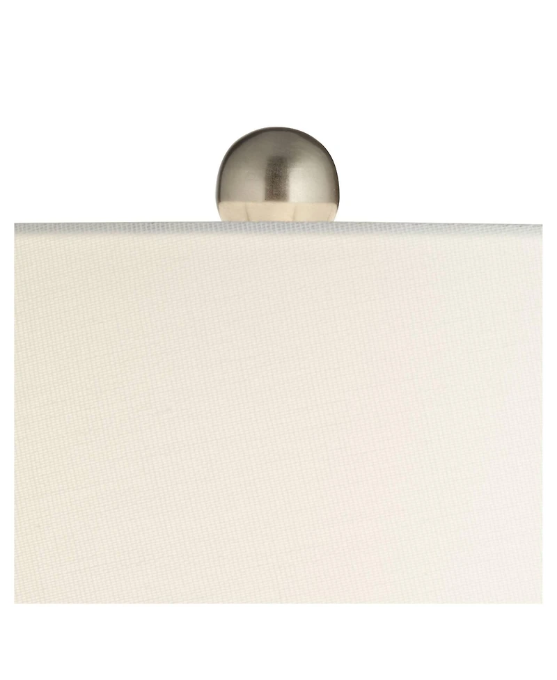 360 Lighting 23 1/2" High Small Modern Coastal Accent Table Lamp Terrazzo Marble Single Shade Living Room Bedroom